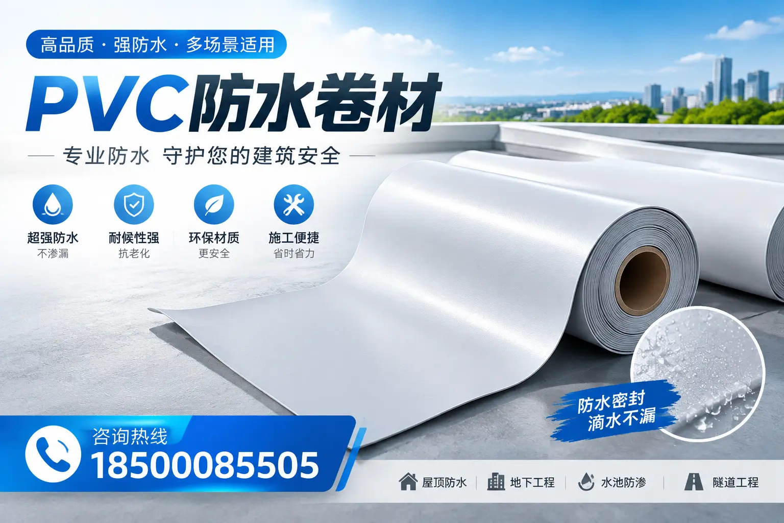 PVC防水卷材的市场竞争分析，喀什品牌选择参考